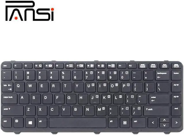 Alt view image 2 of 4 - PANSI Replacement Keyboard without Frame for HP ProBook 430 G1 Series Black US Layout
