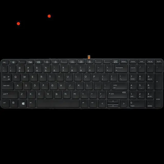 Alt view image 2 of 4 - US Backlit Positivo Notebook Keyboard Dns Clevo for HP Probook 450 455 470 G3 Black