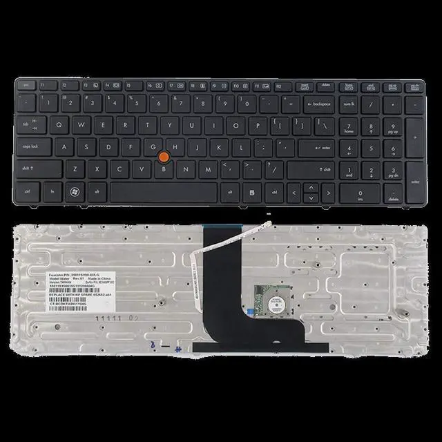 Alt view image 4 of 4 - US Positivo Notebook Keyboard for Laptop Dns Clevo for HP Probook 8560W 8570W