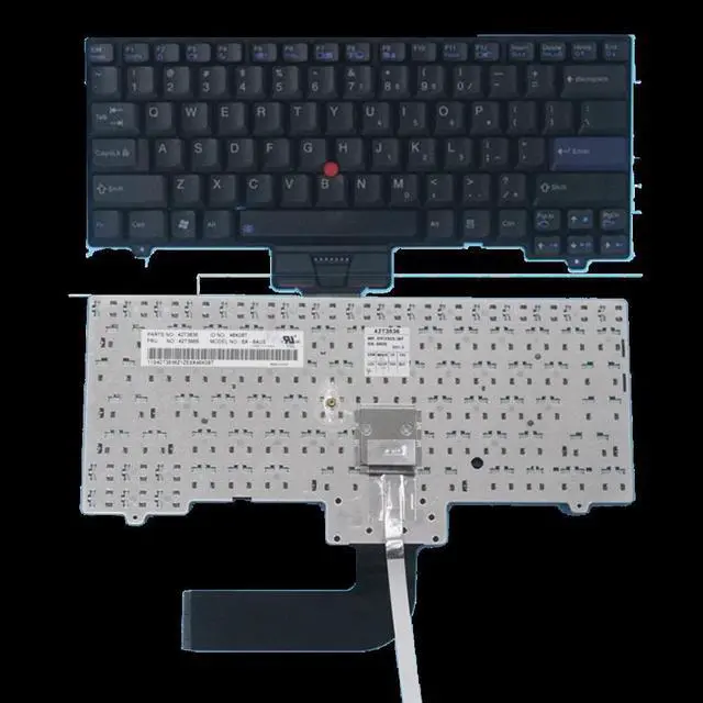Alt view image 4 of 4 - US for Thinkpad Keyboard for Laptop Clevo Dns Intelbras for Lenovo sl300 sl400 sl400C sl500