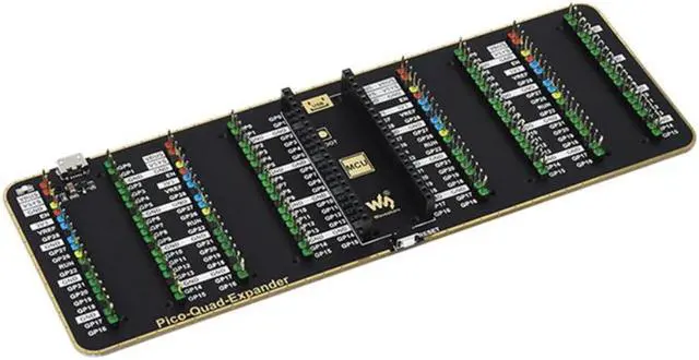 Main image of Waveshare For Raspberry Pi Pico Sensor Expansion Board 4 Groups Multiple Functional Interfaces Support USB External Power Supply