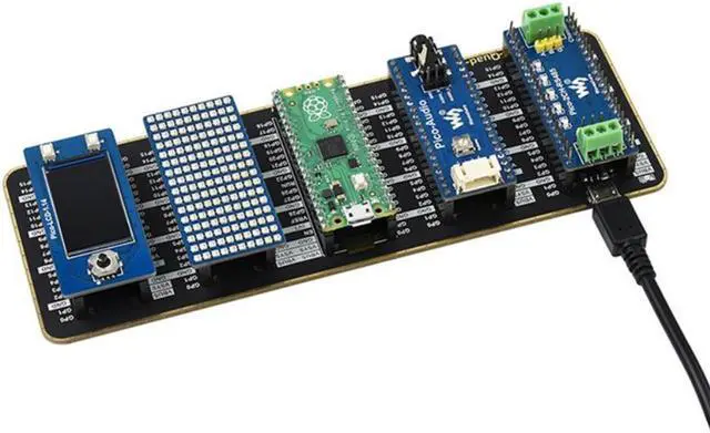 Alt view image 3 of 3 - Waveshare For Raspberry Pi Pico Sensor Expansion Board 4 Groups Multiple Functional Interfaces Support USB External Power Supply