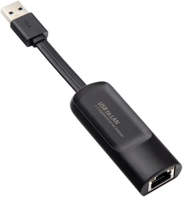 Alt view image 2 of 3 - USB to Ethernet Adapter 2.5G Network Card RJ45 to USB 3.0 10/100/1000Mbps LAN Gigabit Network Adapter for Windows