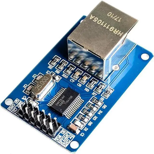 Alt view image 3 of 3 - 5 Pack ENC28J60 Ethernet Shield LAN Network Module Compatible with for Arduino, Development Board Supporting Module