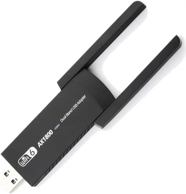 Main image of 1800Mbps USB Wifi 6 Adapter 5G/2.4Ghz USB3.0 Wi-Fi Dongle Wireless 802.11Ax AX1800 Network Card High Gain Antenna