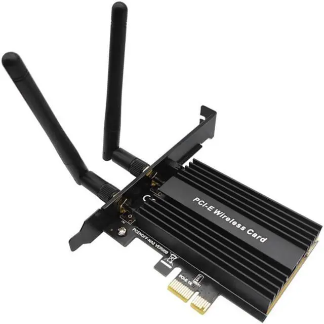 Alt view image 2 of 3 - Bluetooth 5.1 PCI-E to NGFF M.2 WIFI Wireless Module to AX200 WIFI6 Wireless Network Card Adapter Converter