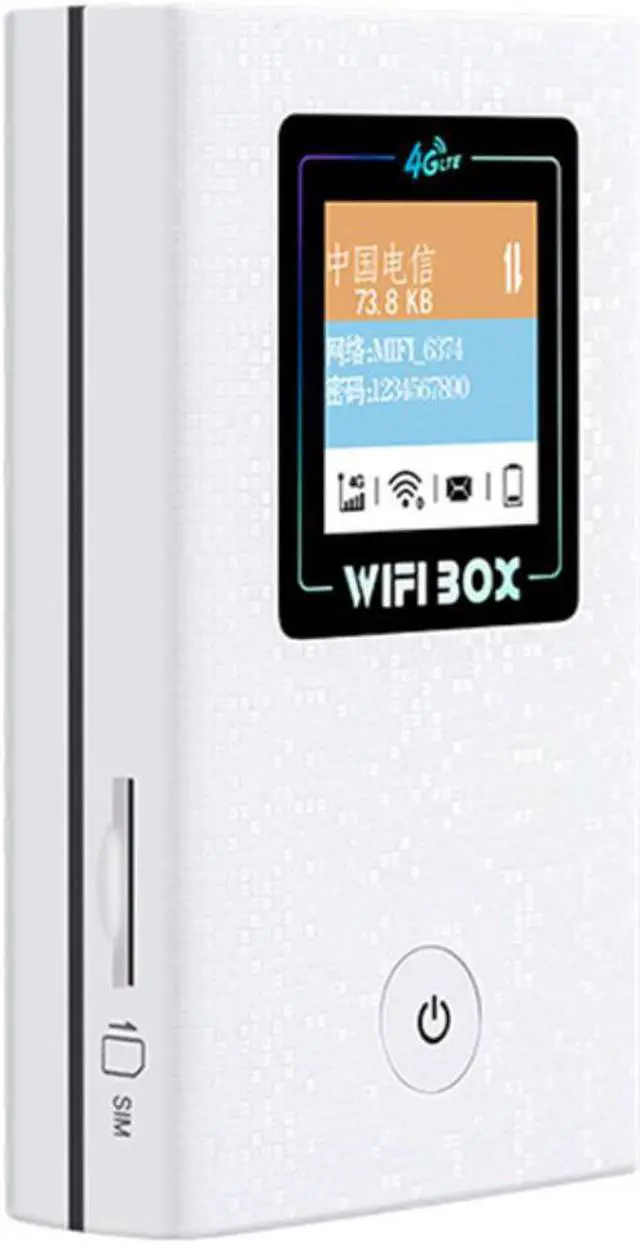 Main image of Portable 4G Wifi Router 4G Lte Wifi Wireless Router 6800MAh Power Bank Hotspot Unlocked Car Mobile with Sim Card Slot