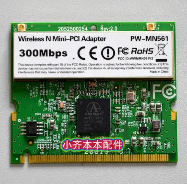 Main image of Wholesale Atheros AR9223 Wireless N WiFi Adapter PW-MN561 Mini-PCI WLAN Card for Acer Asus Dell Toshiba
