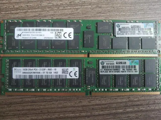 Alt view image 2 of 2 - 752369-081 726719-B21 774172-001 G9 V3 16G PC4-2133P memory