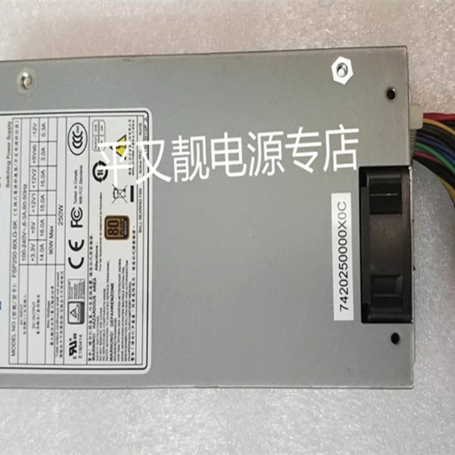 Alt view image 2 of 4 - PSU For FSP 80plus Gold Small 1U 250W Switching Power Supply FSP250-60LG-5K FSP300-60LG-5K