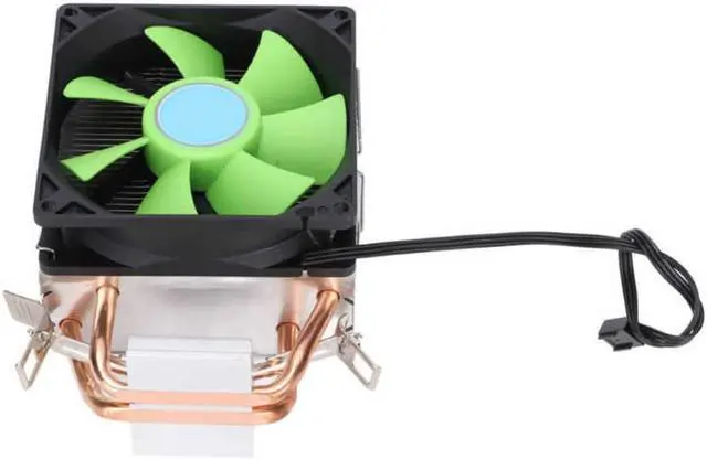 Alt view image 3 of 3 - 120mm Cooling Fan CPU Cooler Mute Dual Copper Tube Desktop Computer Tower CPU Air Cooled Radiator for AMD AM2/AM3/AM2+/AM3+/AM4