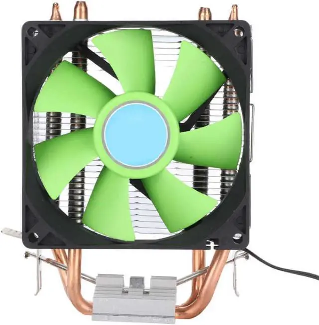Alt view image 2 of 3 - 120mm Cooling Fan CPU Cooler Mute Dual Copper Tube Desktop Computer Tower CPU Air Cooled Radiator for AMD AM2/AM3/AM2+/AM3+/AM4