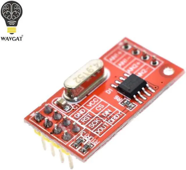 Alt view image 3 of 3 - WAVGAT official AD7705 Dual 16 bit ADC Data Acquisition Module Input Gain Programmable SPI Interface TM7705