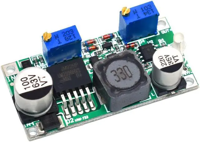 Alt view image 2 of 3 - WAVGAT LM2596HV DC-DC Step Down CC-CV Adjustable Power Supply Module 5-55V to 1.25-30V 15W