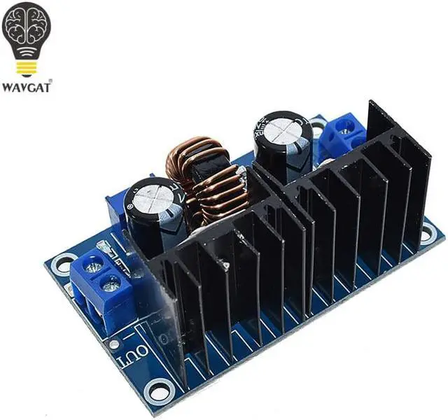 Alt view image 3 of 3 - XL4016 PWM Adjustable 4-36V To 1.25-36V Step-Down Board Module Max 8A 200W DC-DC Step Down Buck Converter Power Supply