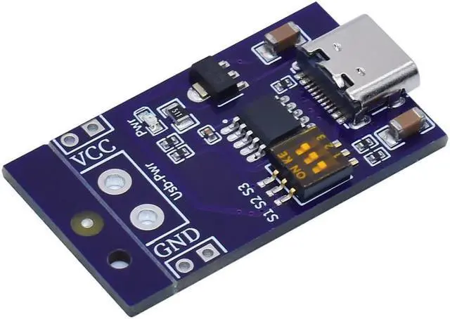 Alt view image 2 of 3 - Type-C QC AFC PD2.0 PD3.0 to DC Spoof Scam Fast Charge Trigger Polling Detector USB-PD Notebook Power Supply Change Board Module