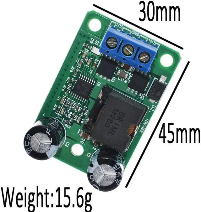 Alt view image 3 of 3 - 24V/12V To 5V/5A 25W DC-DC Buck Step Down Power Supply Module Synchronous Rectification Power Converter