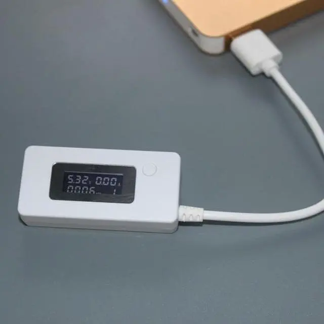 Main image of Real tracking number LCD USB Mini Voltage and Current Detector Mobile Power USB Charger Tester Meter
