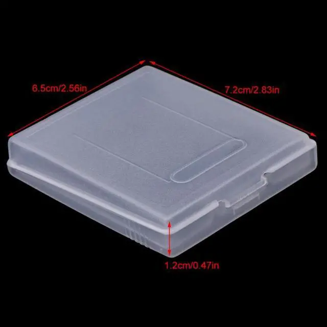 Alt view image 2 of 4 - B2RD 5x Clear Plastic Game Cartridge Case Dust Cover for nintendo Game Boy Color GBC