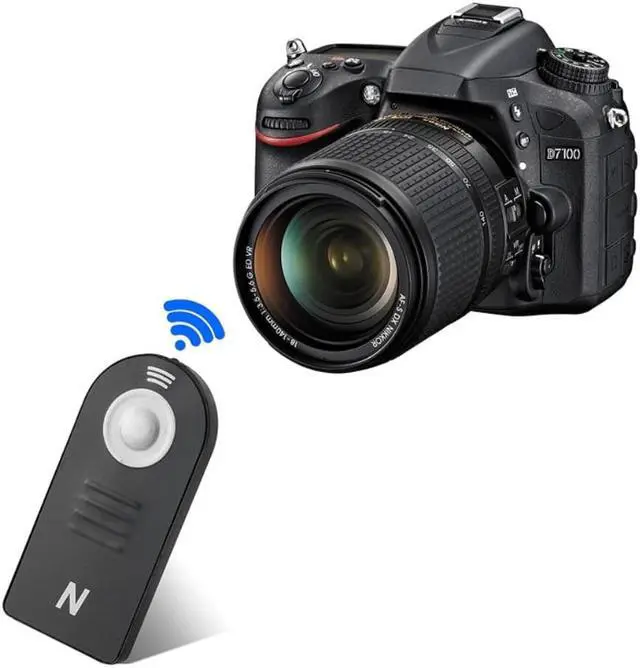 Alt view image 2 of 4 - Remote Control for Nikon D60 D600 D610 D70 D70s D7000 D7100 D7200 D750 D80 D90