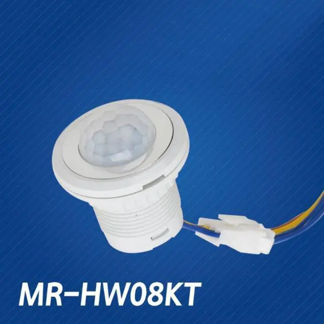 Alt view image 4 of 4 - 40mm LED PIR Detector Infrared Motion Sensor Switch with Time Delay Adjustable Adjust the Light Soft and Stable Easy to Install