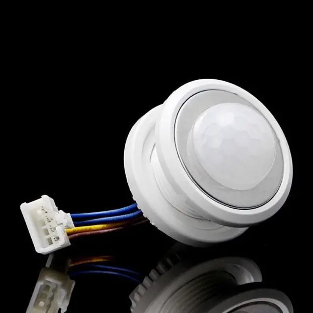 Alt view image 2 of 4 - 40mm LED PIR Detector Infrared Motion Sensor Switch with Time Delay Adjustable Adjust the Light Soft and Stable Easy to Install