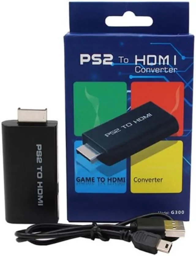 Alt view image 7 of 7 - Full High-definition Video Conversion Interface Game Console to Projector Converter for Ps2 to  Adapter
