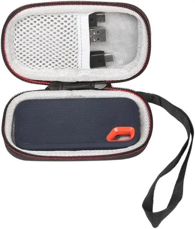 Alt view image 3 of 4 - Hard Carry Case Storage Bag Pouch for SanDisk 250GB/500GB/1TB/2TB SSD SDSSDE60 Hard Carry Case Storage Bag Pouch for SanDisk 25