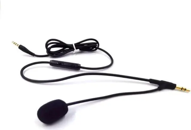 Main image of Gaming Headset Cable with Volume Control Laptop 3. 5mm Plug Microphone Cable Replacement Long Headphone Cable Extension