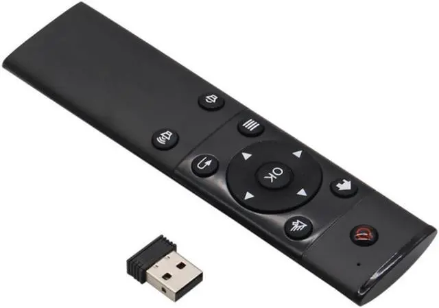 Alt view image 4 of 4 - T8C 2.4G Wireless Remote Control Air Mouse Controller 2 Learning Keys for TV Box Mini PC HTPC Easy to Operate