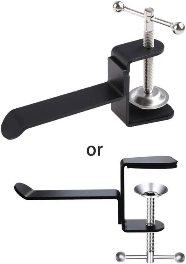 Alt view image 3 of 4 - Headset Holder Nail Free for Desk Earphone Headphone Display Stand Hanger