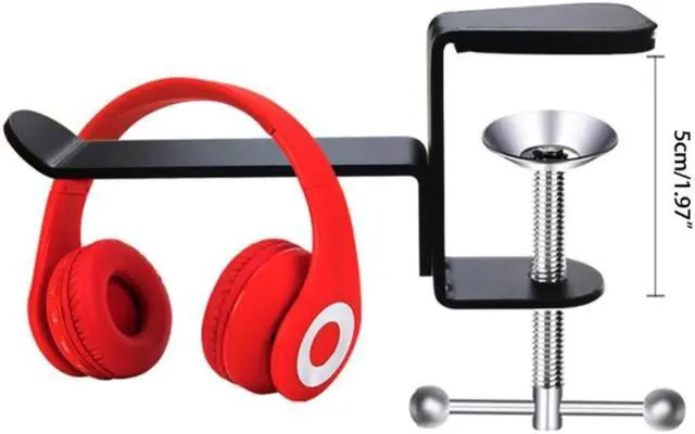 Alt view image 4 of 4 - Headset Holder Nail Free for Desk Earphone Headphone Display Stand Hanger
