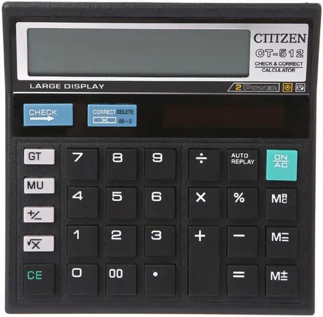 Alt view image 3 of 4 - 12-Digit Display Scientific Calculator Solar Dual Power Large Display Office Desktop Calculator