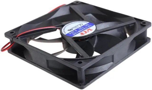 Alt view image 4 of 4 - High Speed for Dc Brushless Cooling Exhaust Fan 120mm for Dc 12V 0.25A CPU Cooler 120x120x25mm 2p Connector Hydraulic Be