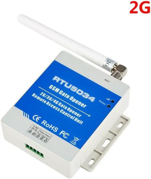 Alt view image 6 of 7 - GSM Remote Control Relay Switch Door Opener for Dc 9-24V Secure Using Multi func