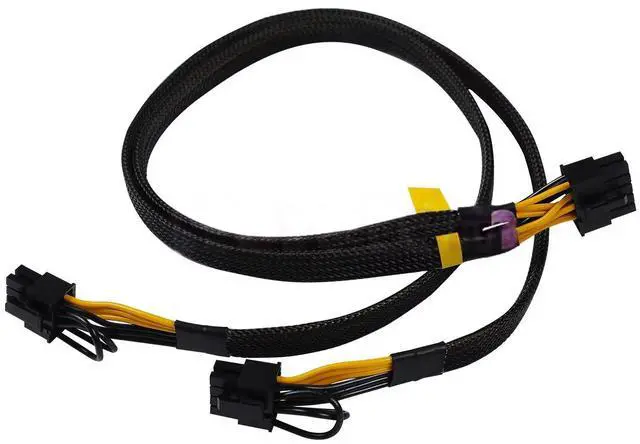 Main image of Generic Server GPU Video Card Power Cable 10-pin to PCI-E Dual 8-pin (6+2) Cord Connector Compatible with T5820