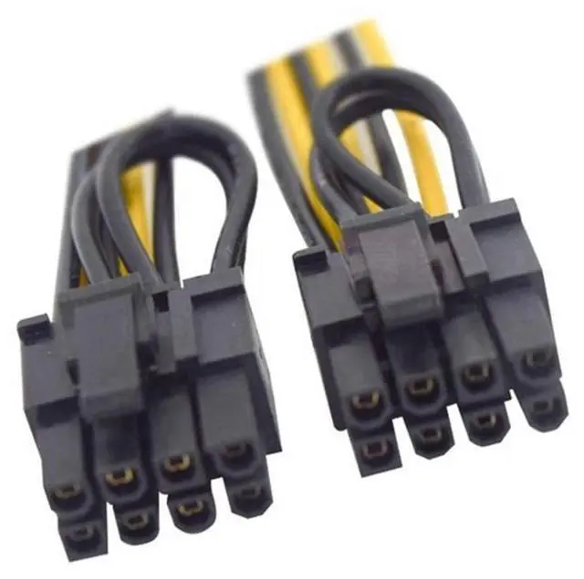 Main image of Generic 10Pcs 6-pin PCI Express zu 2 x PCIe 8 (6 + 2) pin Motherboard Graphics Grafikkarte PCI-e GPU VGA Splitter Hub Power Kabel