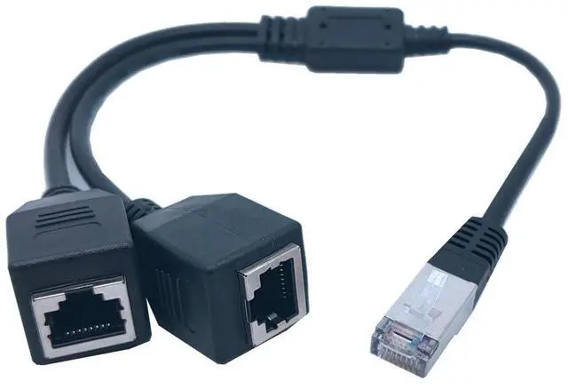 Main image of Generic Netzwerk Kabel-Splitter Ein-zu-zwei Internet Stecker Hause Breitband Netzwerk Adapter Kabel (nicht Verbunden Werden kann, zu die