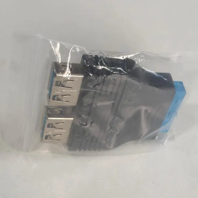 Main image of Generic 2PCS New Motherboard 2 Ports USB 3.0 A Female to 20 Pin Header Female Adapter Connector