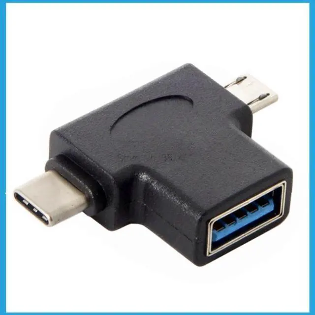 Main image of Generic 2 in 1 USB3.0 To Type C Micro USB OTG Adapter Converter compatible with For Oneplus 5t 6 for S9+ phone Adapters