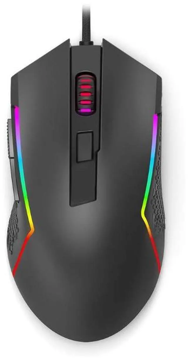 Main image of RGB Gaming 10000 DPI Wired Optical 6 Programmable Buttons 8 Backlit Modes Software Supports DIY Keybinds Mouse