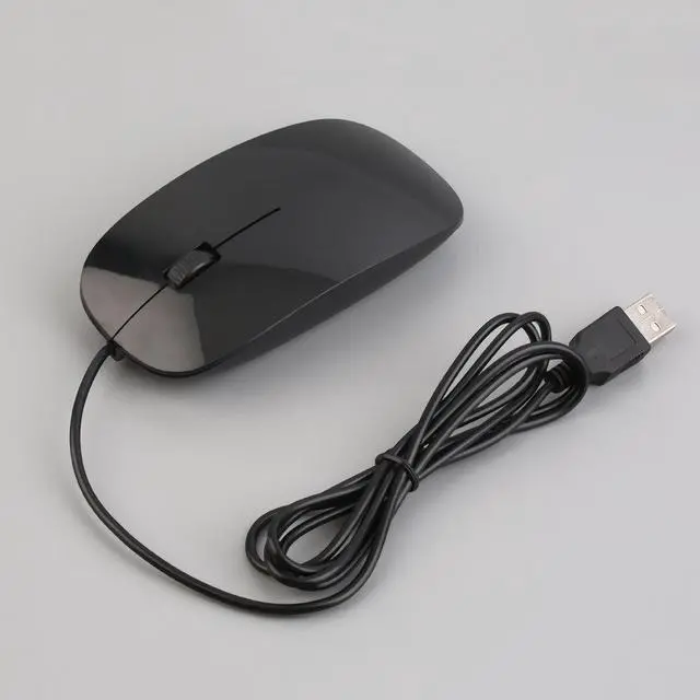 Main image of USB Wired Mouse Ultra thin 3 Buttons 1200DPI Optical 3D Roller Computer Mouse USB Gaming Mouse For PC Computer Gaming