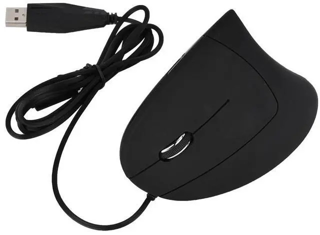 Main image of Protable USB Wired Left Hand Vertical Mouse Ergonomic Gaming Mouse 6 Buttons High DPI Optical Sensor for Laptop Computer Mouse