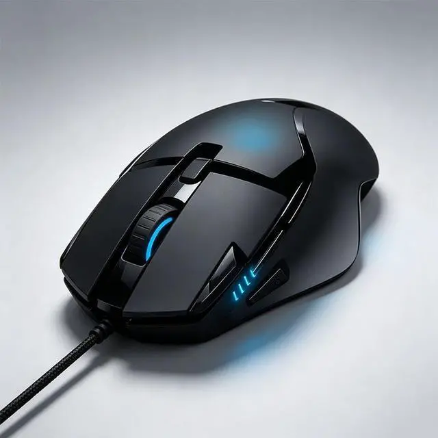 Main image of G402 Noise-reducing silent gaming mouse with zero lag and no frame loss, adjustable DPI, and precise sensing.