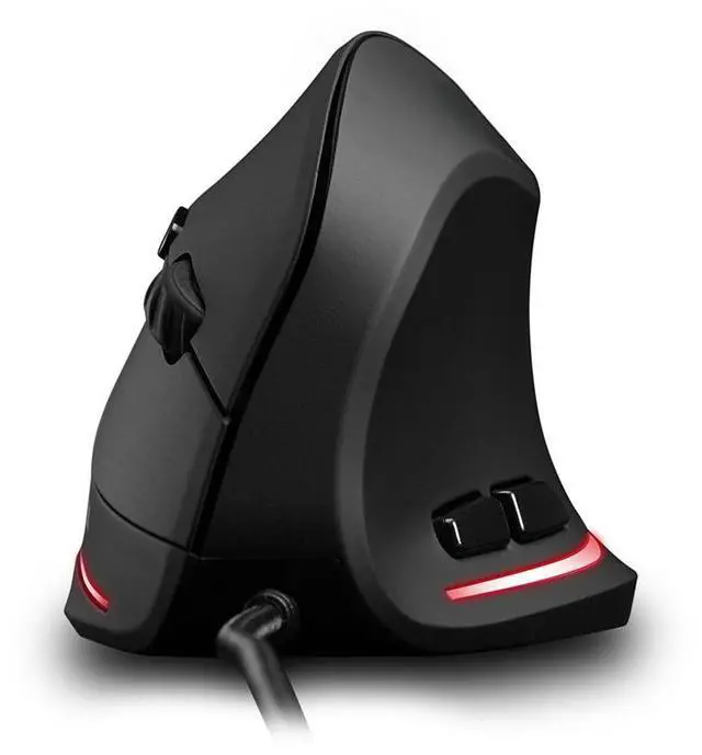 Main image of T-20 Mouse Wired Vertical Mouse Ergonomic Rechargeable 3200DPI Optional Portable Gaming Mouse for Mac Laptop PC Computer
