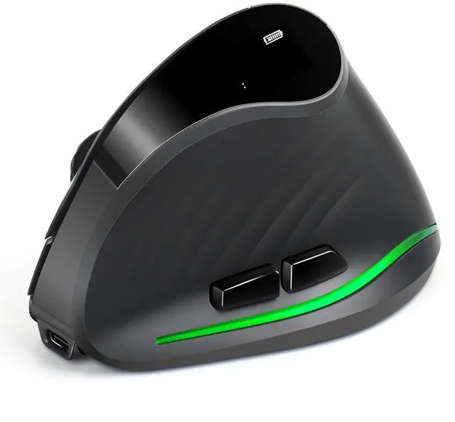 Main image of Programming Vertical Mouse Ergonomic Wireless Bluetooth Mouse 4000DPI with OLED Screen Gaming Mice for Computer PC Laptop