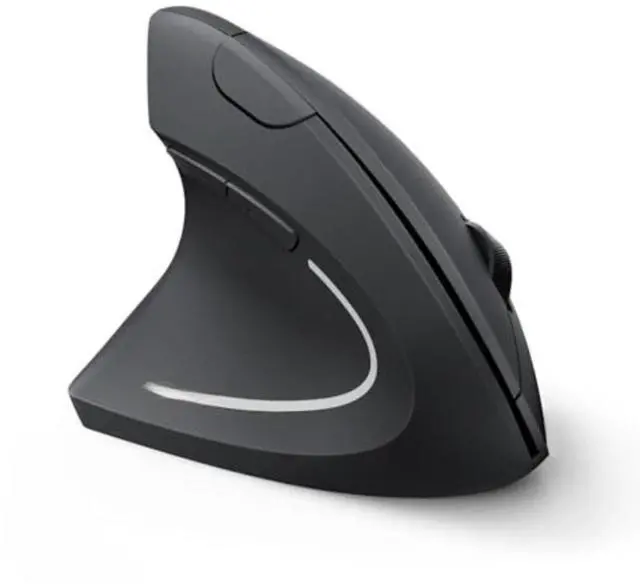 Main image of Lefty Design 2.4GHz Left Handed Mouse Adjustable DPI 6 Buttons Ergonomic Mouse Black Color Less Noise Optical Mouse Desktop Use