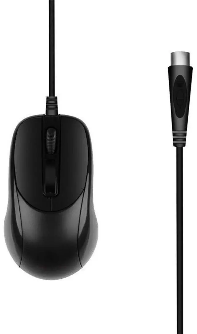 Main image of Desktop computers and office workstations equipped with PS2 interface. New wired PS2 type round-mouth optical mouse.