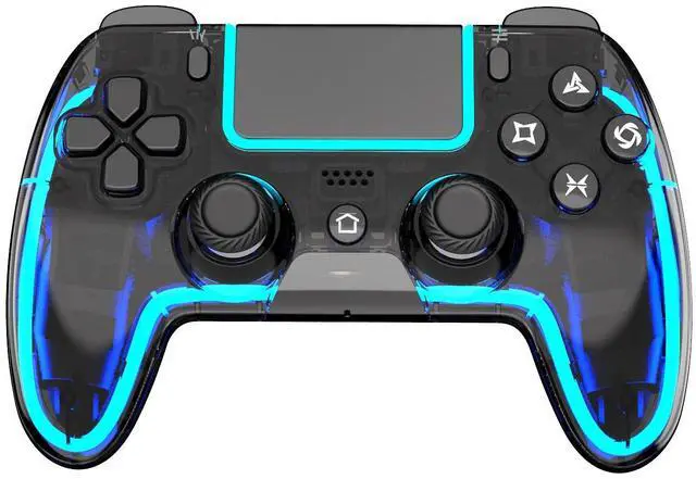 Main image of Generic for Wireless Controller 5007L for PS5,Transparent Controller with Breathing RGB Light, Programmable Buttons&Type-C Port
