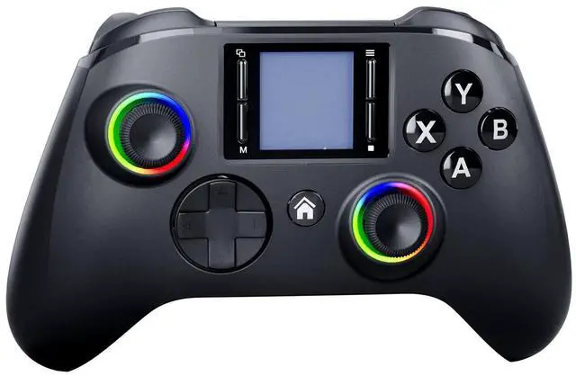 Main image of Generic for 6162 1.44inch Smart Screen Wireless Controller For P4 iOS Android PC TV Dual Hall Joystick Calibration RGB Light